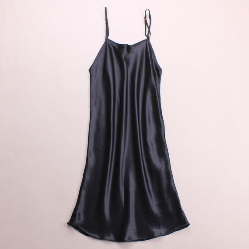 Mujeres 16MM Seda Cami Vestido sin Mangas Completo 100% Seda Bajo Vestido Ropa Interior Chemise - Imagen 15 de 42