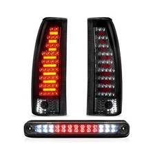 Tail Light + 3rd Third Brake Cargo Lamp for Chevy & GMC C1500 K1500 1988-1999...