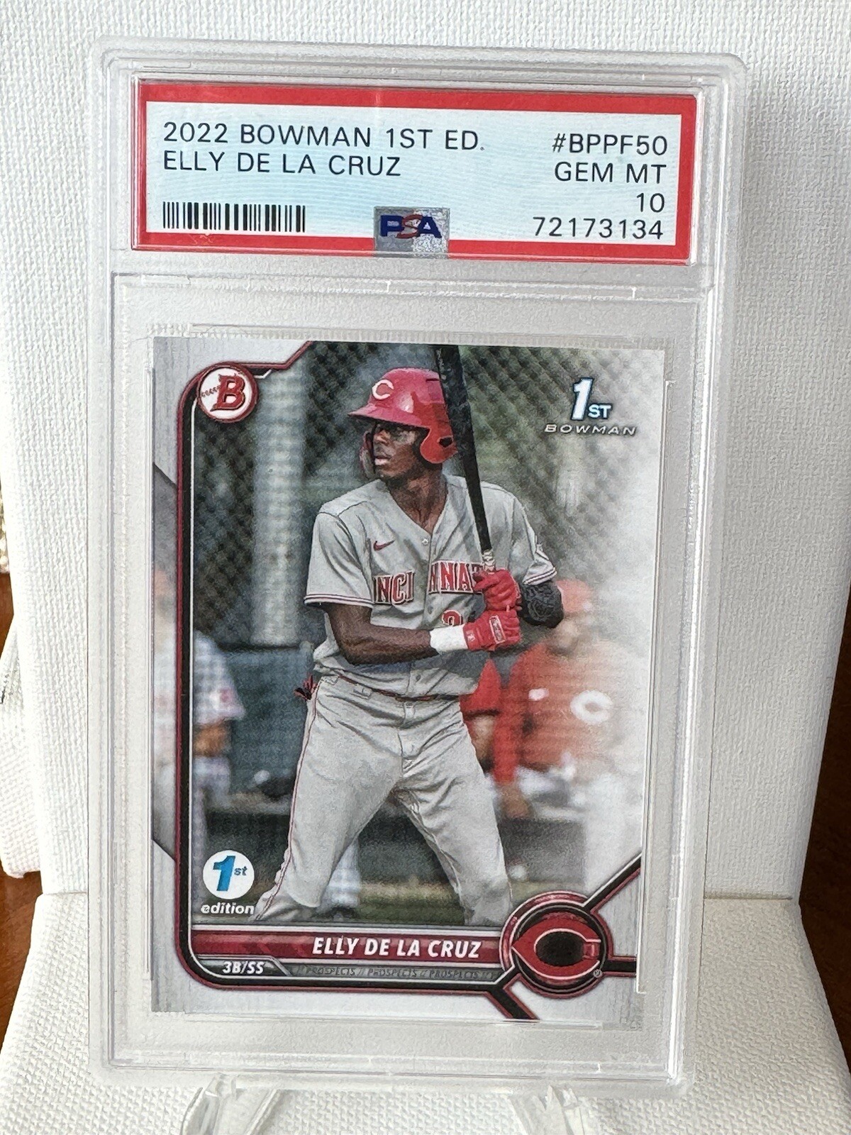 2022 Bowman 1st Elly De La Cruz #BPPF-50 PSA 10 Gem Mint 1st Edition