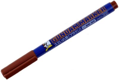 Gundam Marker LINER TYPE for Plastic Model Kit (Brown) GM03