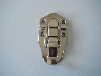 Gibson / Fender +others case latches, 2 hole top, LARGE, w / rivets nickel