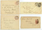 1889-1901 Great Britain used postal stationery covers - nice variety — photo 1