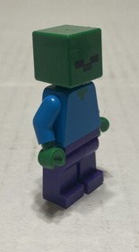 Lego Minecraft Zombie And Steve Minifigures Mojang