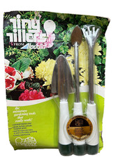 Aladdin Vintage Tiny Tillers minature garden tools set NEW