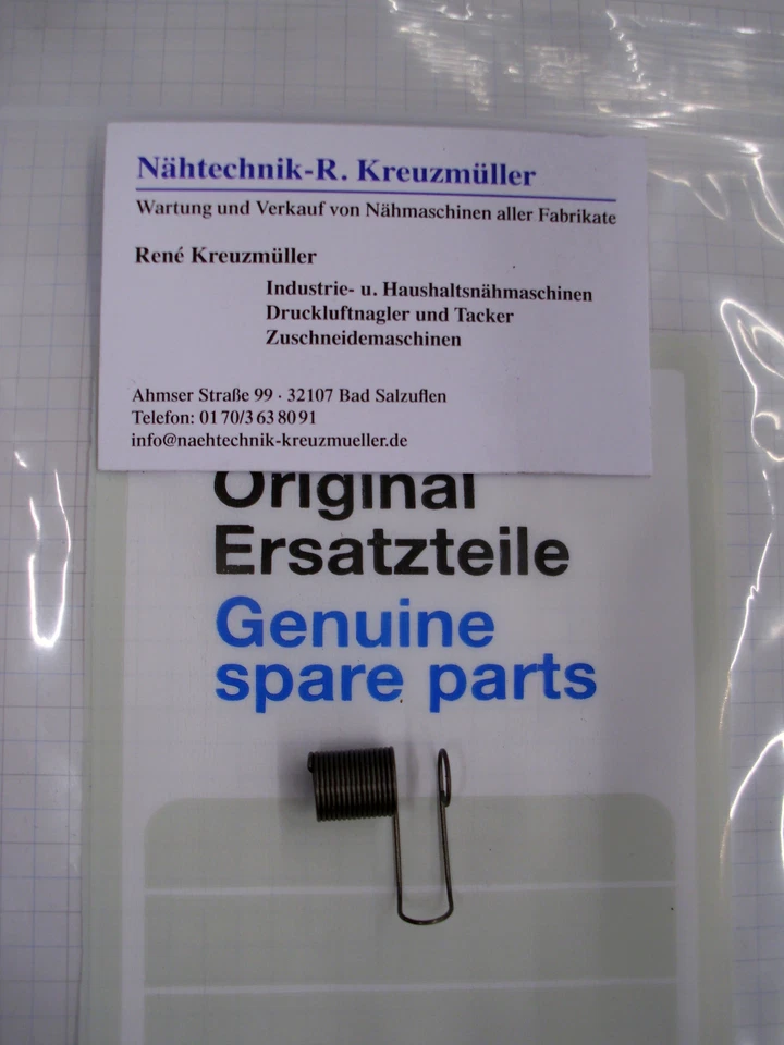 Dürkopp Adler 69 67 167 68 168 267 268 767 467 Anzugsfeder 0068004910 684910