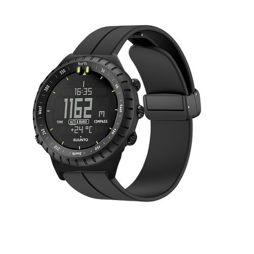 Für Suunto Core Smart Watch Silikon Nylon Edelstahl Uhrenarmband/Metall Stecker - Bild 188 von 327