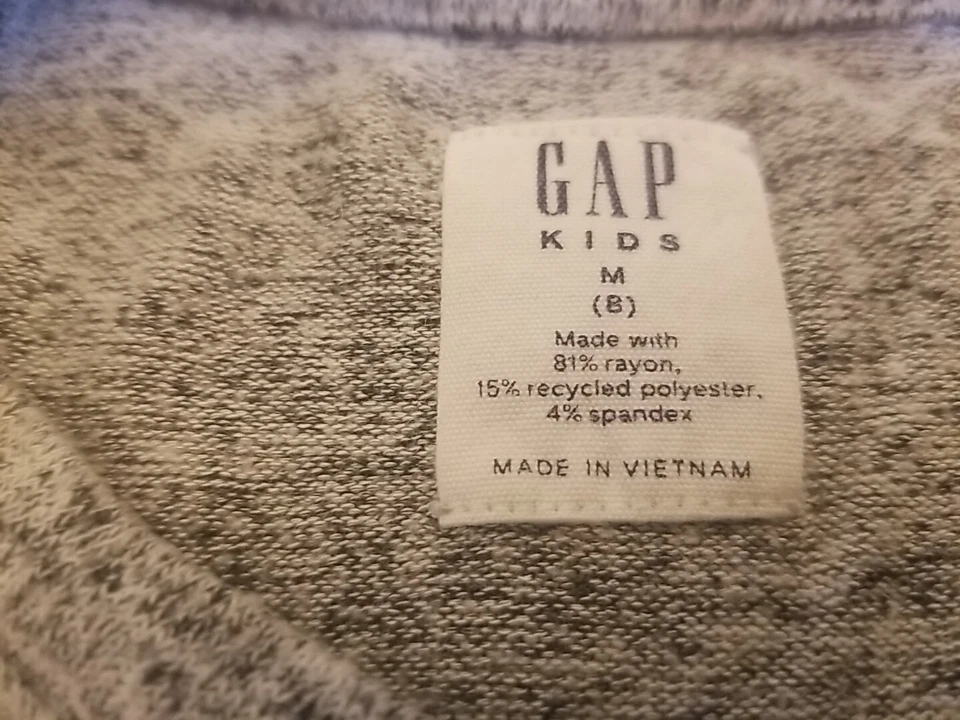 Camiseta manga larga Gap Kids talla 8 Foto 2 de 4