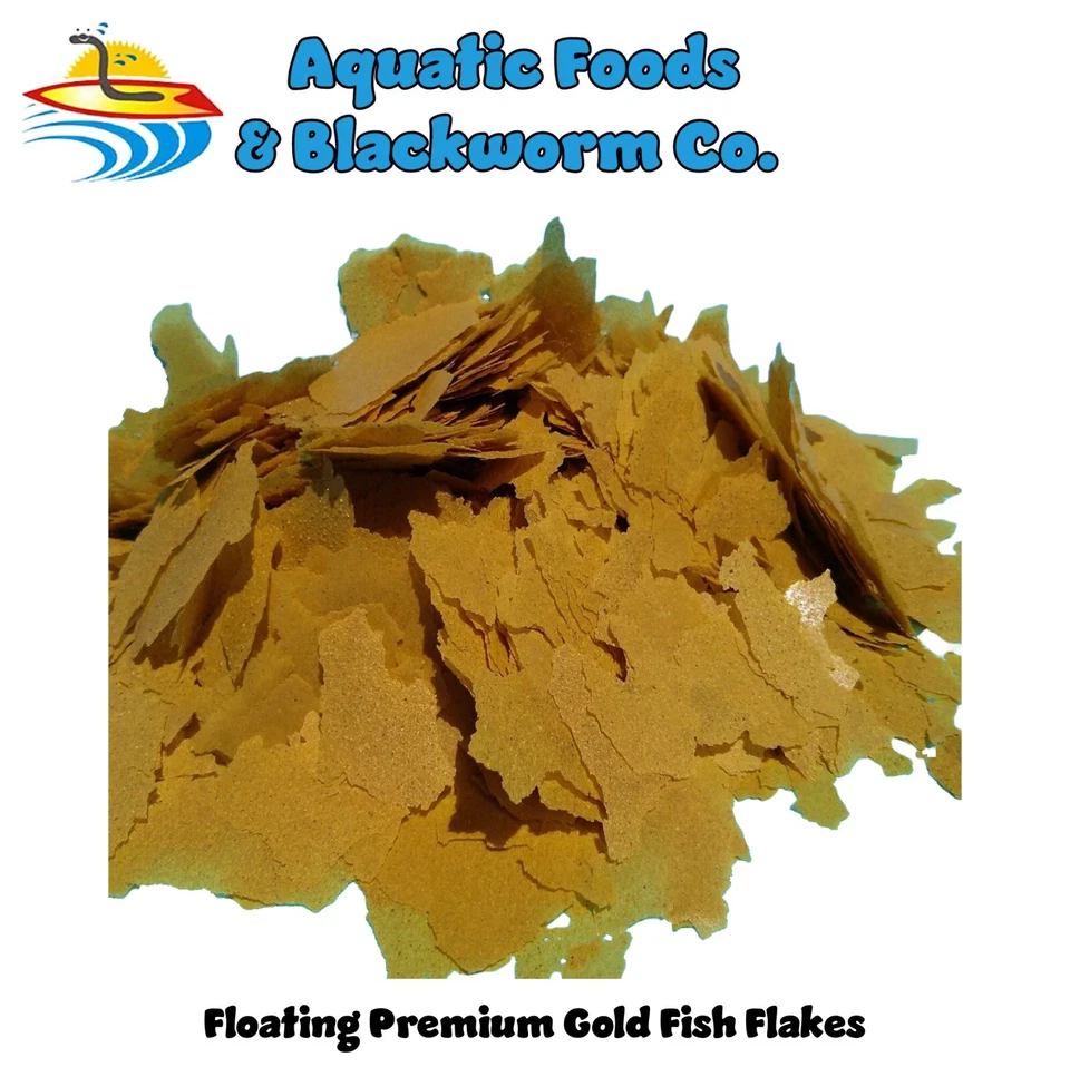AQUATIC FOODS INC. Goldfish & Pond Flakes, USA Made