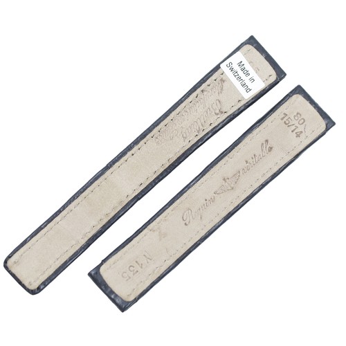 Breitling Y135 15-14mm Black Leather Ladies Watch Strap - Picture 2 of 2