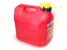 NO-SPILL 5-GALLON PLASTIC GAS CAN, Made in USA, 1450-V6