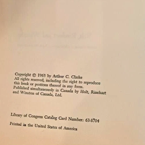 Dolphin Island by Arthur C. Clarke (1963) 1st Edition, 1st Printing Hardcover - Image 4 of 4