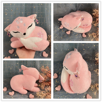 gamecharacter Plush Toy Yae Miko Red Fox Stuffed Toy Doll Pillow Kid Gift 18cm