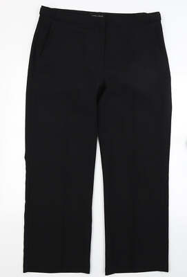 Peacocks Damen schwarz Polyestermischung Hose Größe 16 L26 in