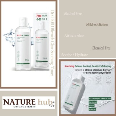 Dr.G RED Blemish Clear Soothing Korean Toner 300ml / 10.14 fl. oz.