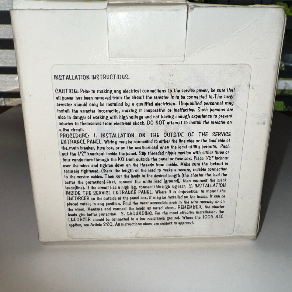 Hesco Surge Lightning Arrestor HE277/480 NEW IN BOX eBay