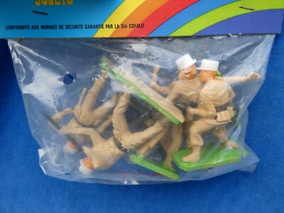 1/32 LOT DE 5 Figurines Metal Wwi Tommies A L'assaut Aludo Cofalu