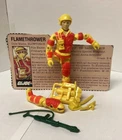 Vintage G.I. Joe Flamethrower Blowtorch Figure V1 1984 Complete With Card