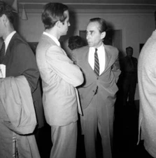 American Art Dealer Leo Castelli In His Gallery 1958 OLD PHOTO