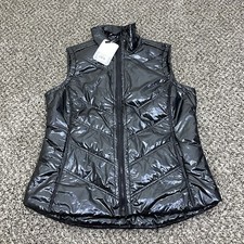 Reel Life Mariner Puffer Vest Womens Medium Moonless Night Jacket Sleeveless $70
