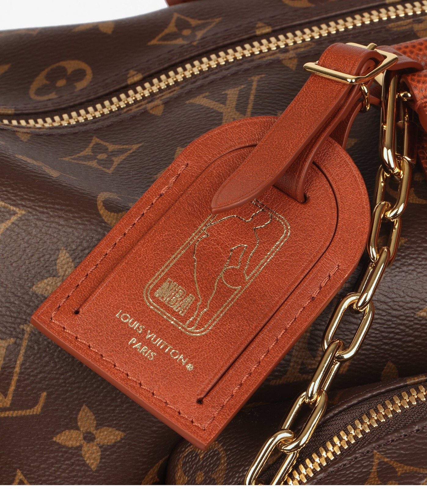 Louis Vuitton x NBA Monogram Canvas & Embossed Calfskin Trio Pocket Keepall image 8