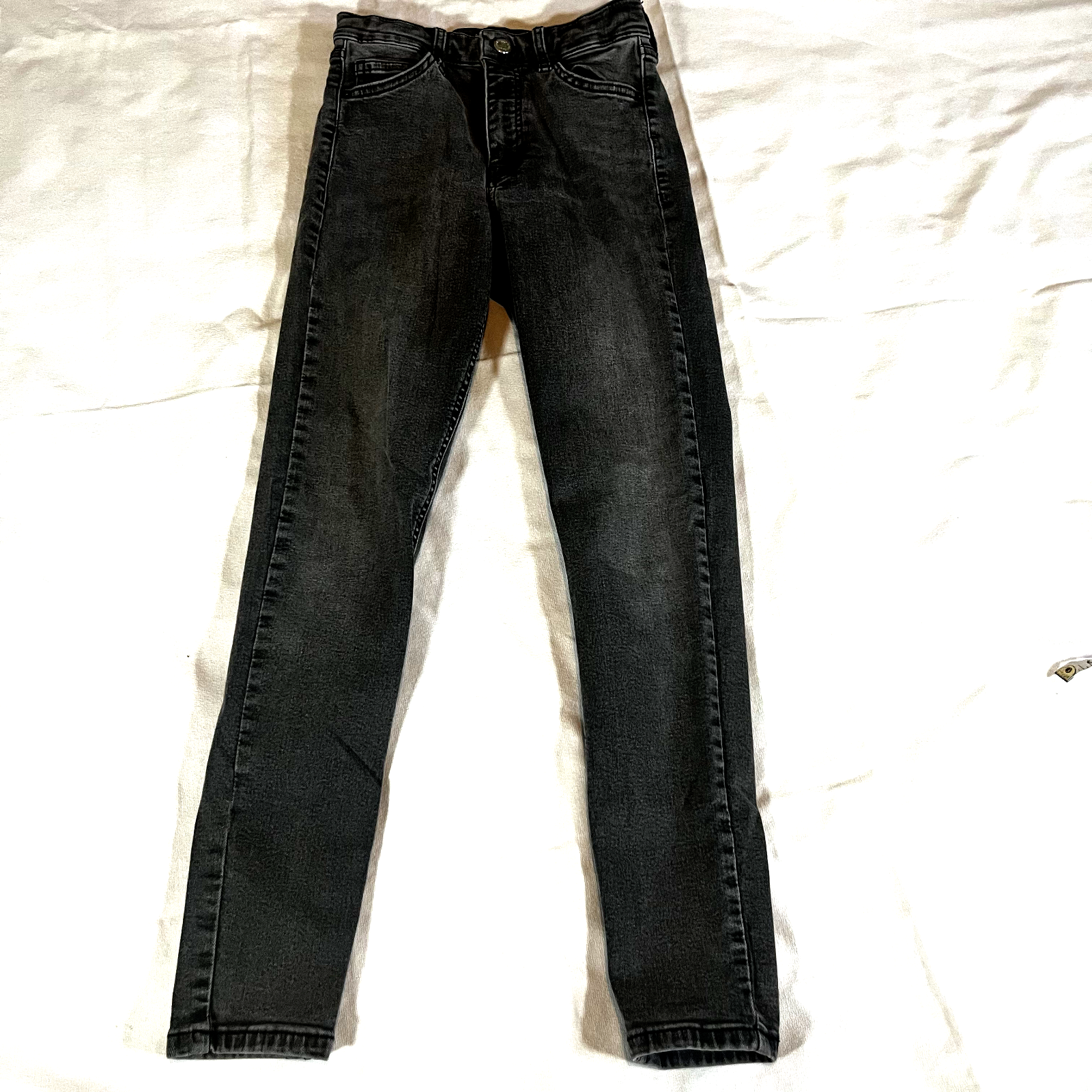 Topshop Skinny Jeans Jaime Womens 26 Grey denim gray stretch-image