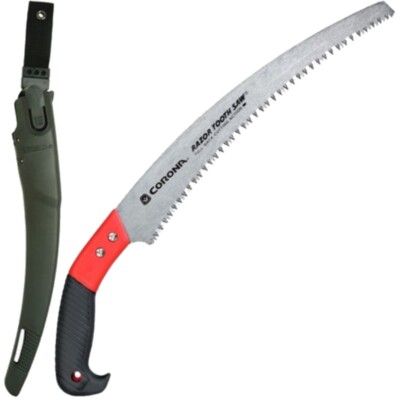 Corona 13'' Razor Tooth 13-Inch Curved Pruning Saw with Scabbard