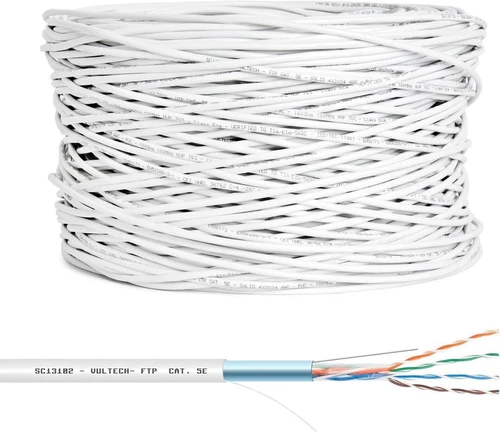CAVO RETE LAN VULTECH MATASSA 305 Metri CAT. 5E FTP Schermato 23AWG
