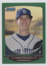 2013 Bowman Chrome Prospects Green Refractor Matt Wisler #BCP149 0a7