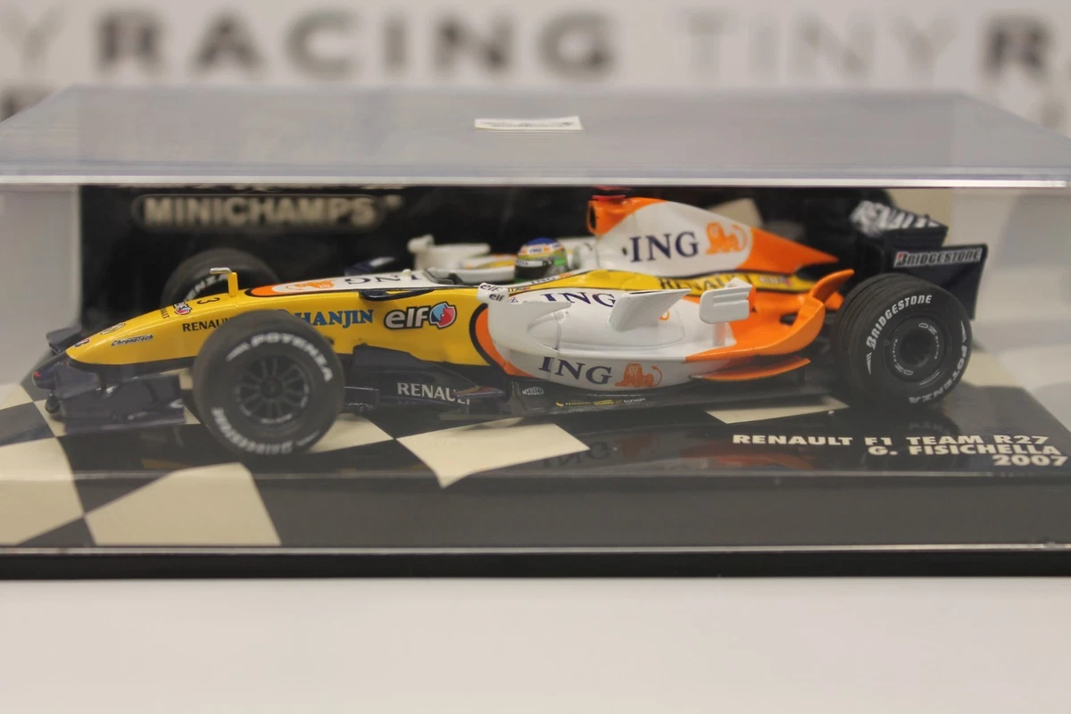 F1 Renault Team R27 G. Fisichella 2007 Minichamps 1/43