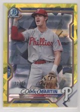 2021 Bowman Sapphire Chrome Prospects Yellow Refractor 22/50 Casey Martin 0ed
