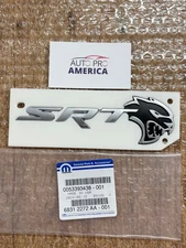 SRT HELLCAT 3D EMBLEM BADGE DECAL 2017-2026 DODGE CHARGER CHALLENGER DURANGO OEM