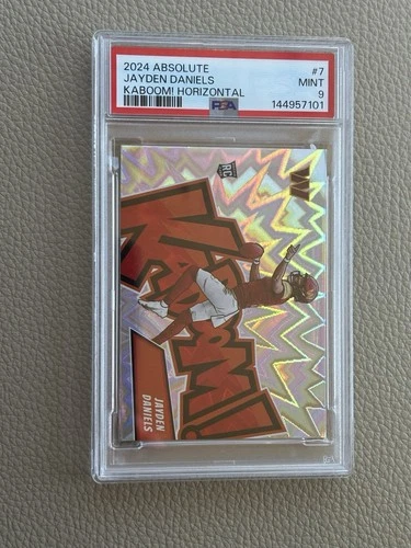 2024 Panini Absolute - Kaboom! Horizontal Jayden Daniels #7 (RC) Graded PSA 9