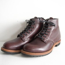 RED WING 9011 Beckman Round Boots US8D Black Cherry Leather USA Authenticated