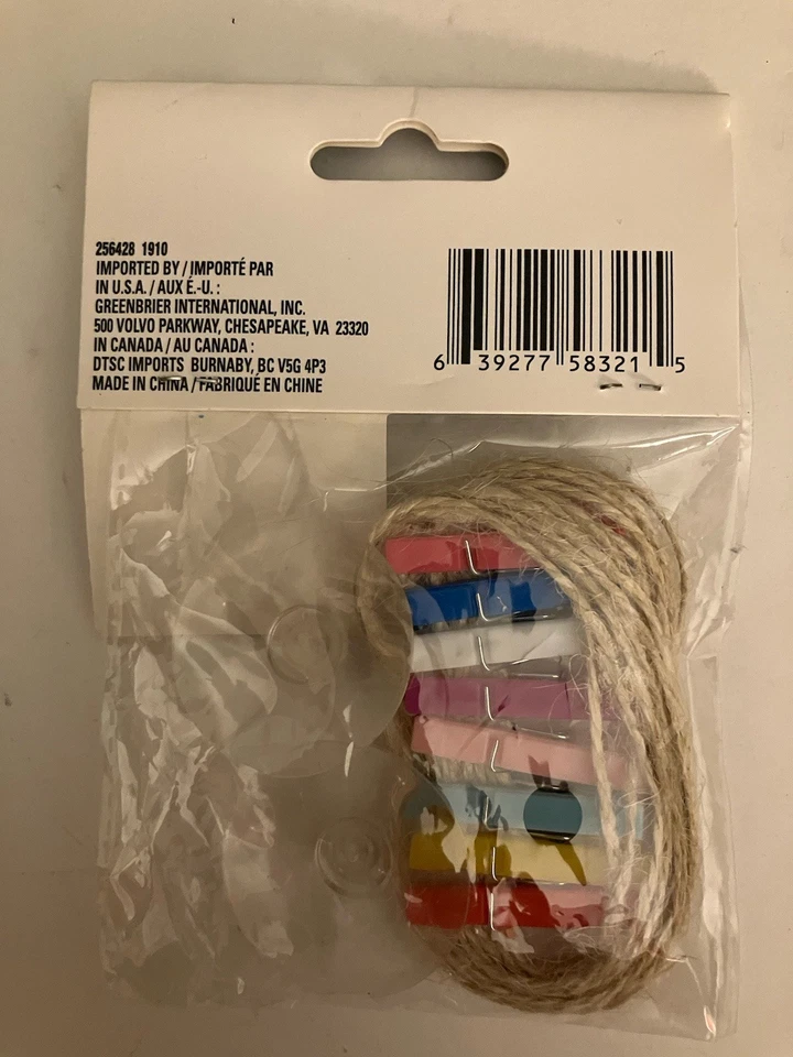 Special Moments Photo Hanger Rustic Twine Line 8.5 Feet Dorm Bedroom Decor - Image 2 of 2