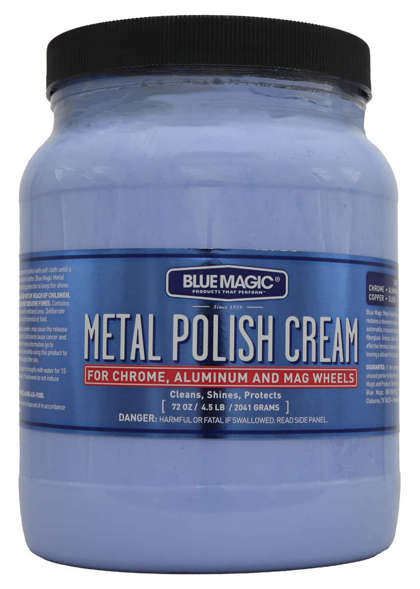 Blue Magic Metal Polish Cream 72Oz Non Abrasive For All Metal