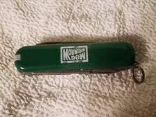 RARE Mountain Dew Victorinox Classic SD Swiss Army Pocket Knife Multi-Tool Green