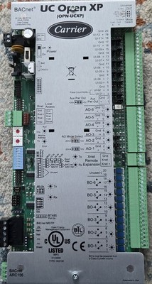 Carrier BACnet UC Open XP Controller OPN-UCXP 24VAC, 50-60Hz, 20VA, 0.83A