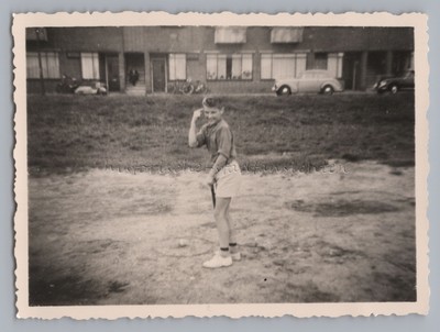 The Hague Netherlands 1958 - Boy Showing Bird Playing Hockey - Photo