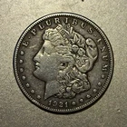1921 Morgan Silver Dollar Silver Business Strike Philadelphia Mint. Back is 🔄
