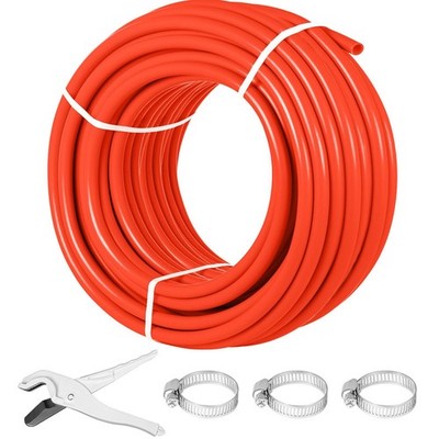 1/2in 300ft EVOH PEX-B Red Radiant Heating Tube Coil & Barrier