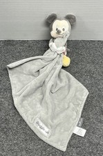 Hallmark Disney Mickey Mouse Baby Lovey Security Blanket Plush Grey