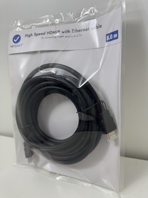 Veripart HDMI Kabel 5 m High Speed 4K Ethernet   Neu, OVP, beidseitig HDMI