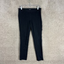 Aritzia Babaton Bi-Stretch Pants Womens 6 Black Slim Skinny Side Zip Office