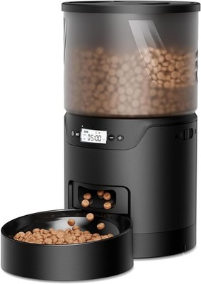 Automatic Cat Feeder: 3L Auto Food Dispenser with Timed Feeding| 6 Meal Program