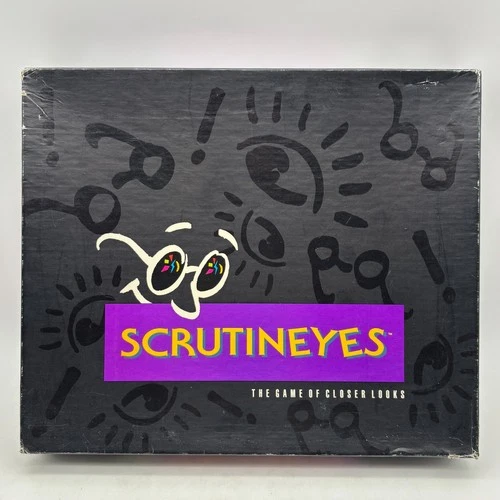 VINTAGE Scrutineyes COMPLETE Hersch Mattel 1992 Closer Looks Pictures