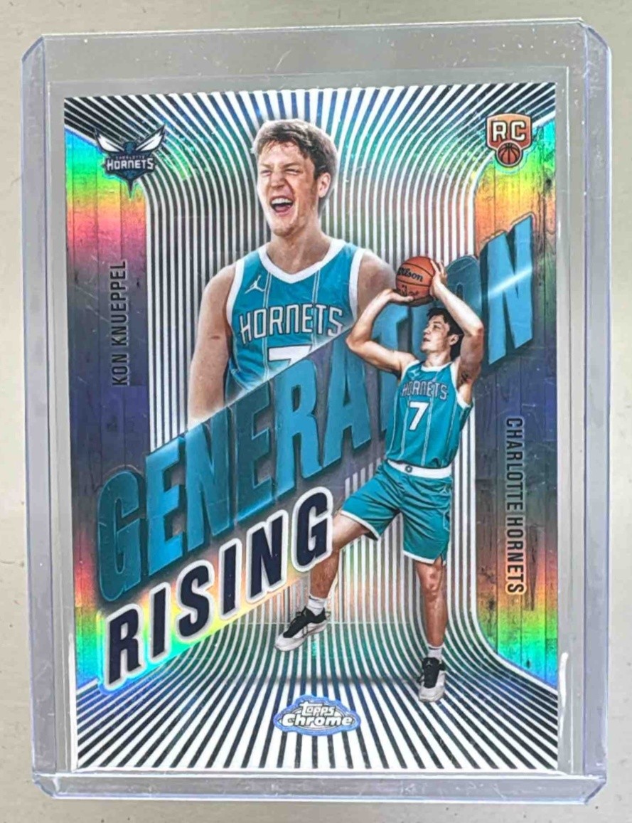 Kon Knueppel 2025 Topps Chrome #GR-4 Refractor Generation Rising Rookie RC (C)