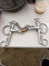 Pelham Bit 5.5 Inches Broken With Copper Link