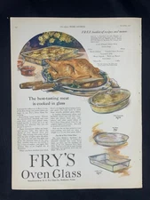 Magazine Ad* - 1922 - Fry's Oven Glass - H.C. Fry Co., Rochester, PA