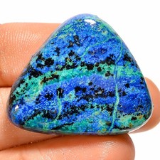 100% Natural Shattuckite Heart Shape Cabochon Gemstone 45 Ct 26X31X7 mm GC-43102