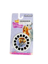Disney Lady and the Tramp View-Master 3 Reel Set 2000 Vintage 3D Reels New